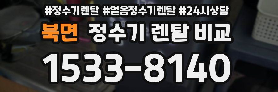 북면 정수기 렌탈 비교