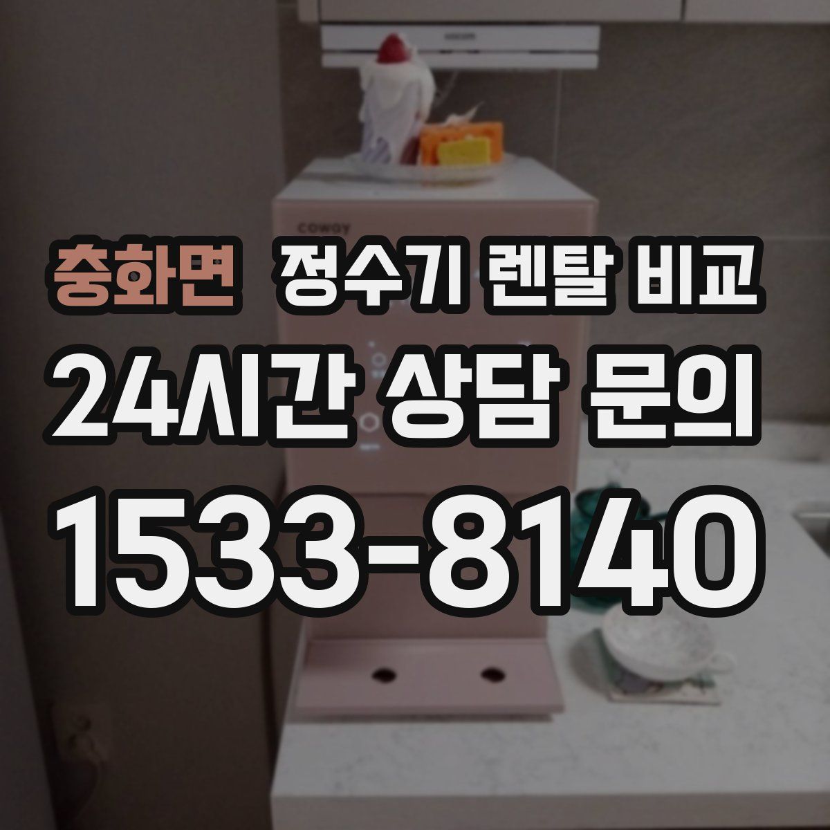충화면 정수기 렌탈 비교