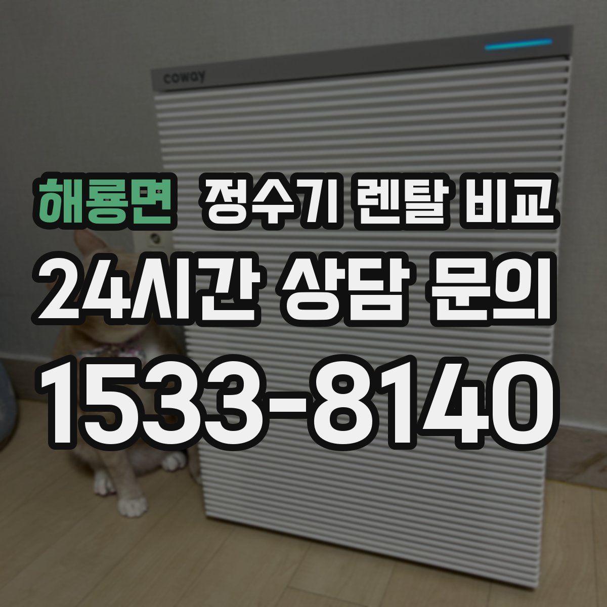 해룡면 정수기 렌탈 비교