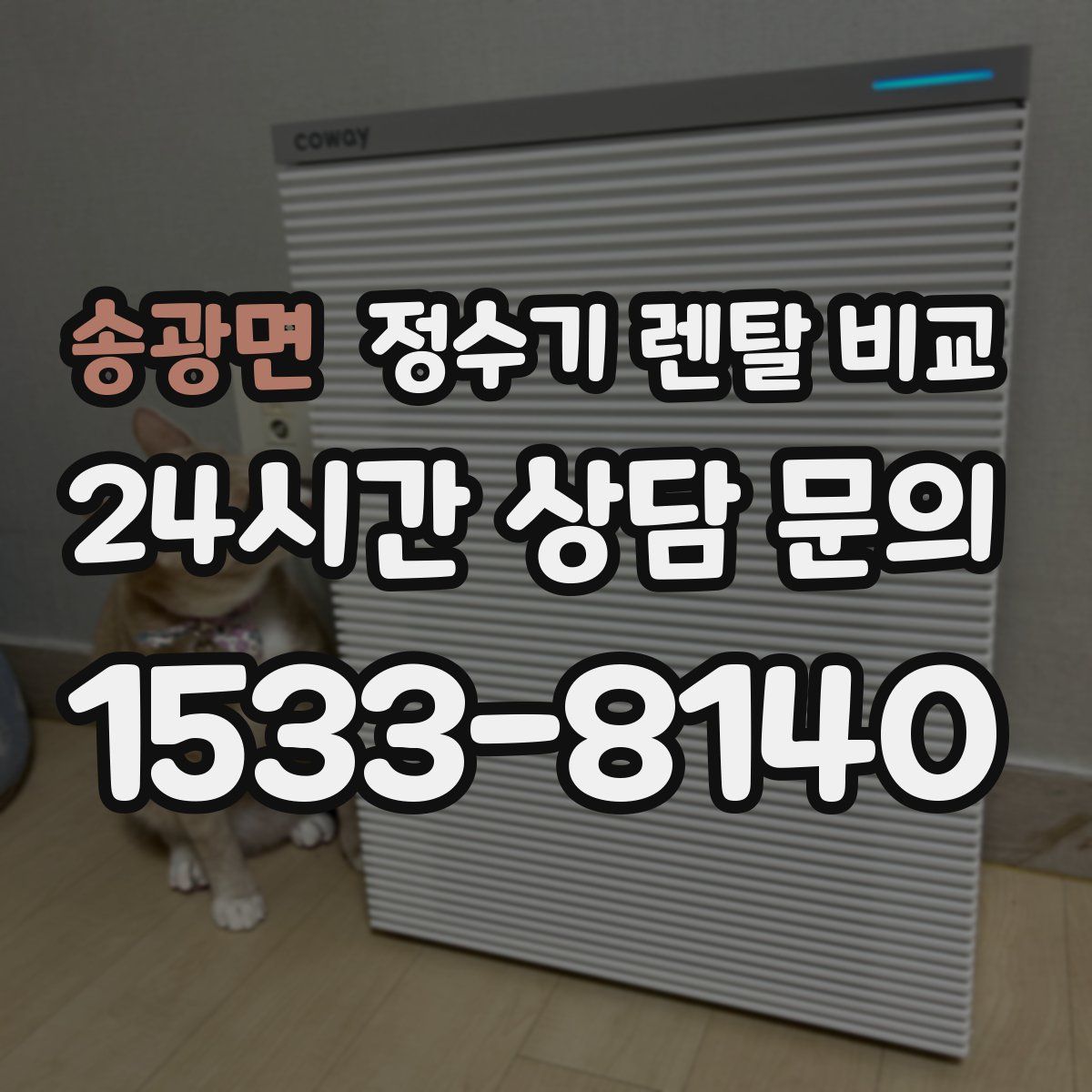 송광면 정수기 렌탈 비교