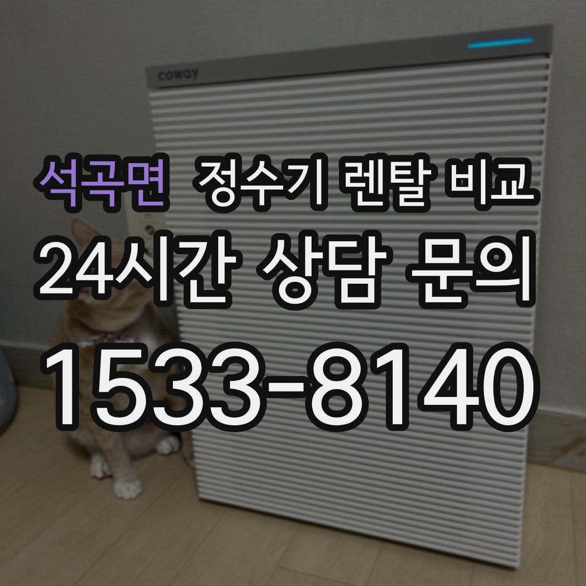 석곡면 정수기 렌탈 비교