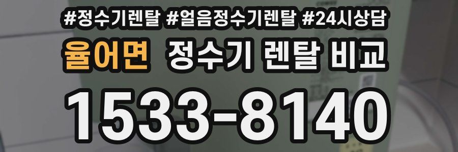 율어면 정수기 렌탈 비교