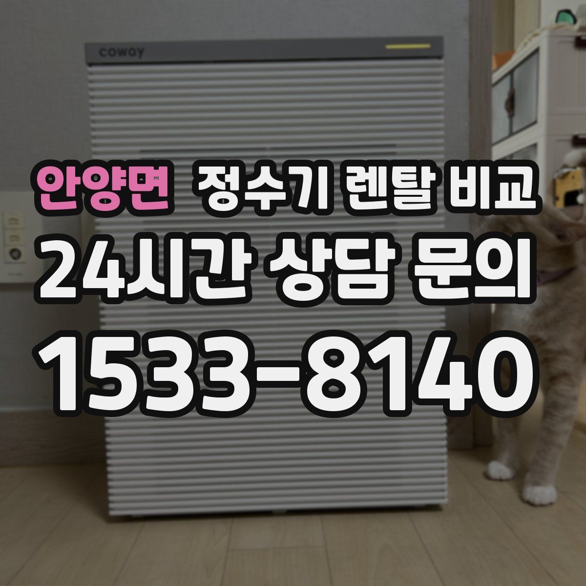 안양면 정수기 렌탈 비교