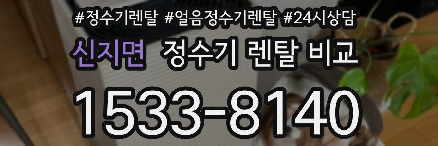 신지면 정수기 렌탈 비교
