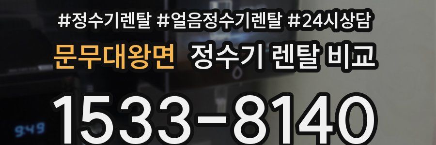 문무대왕면 정수기 렌탈 비교