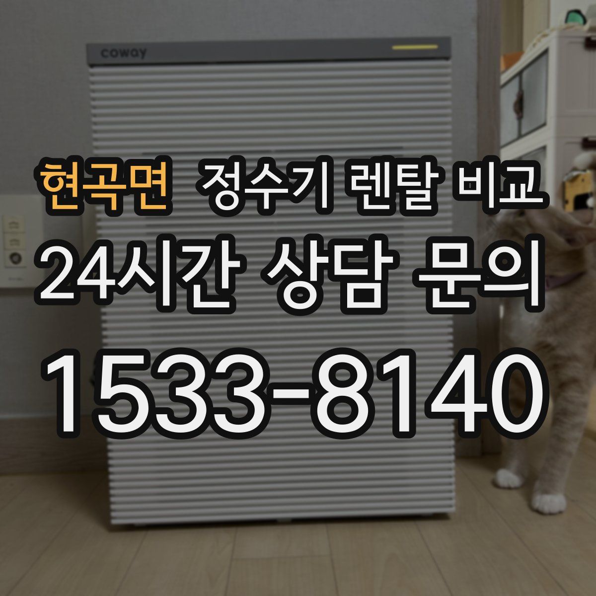 현곡면 정수기 렌탈 비교