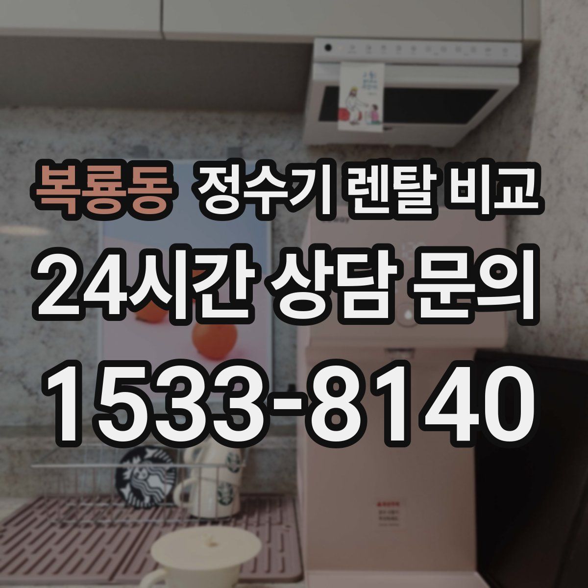 복룡동 정수기 렌탈 비교
