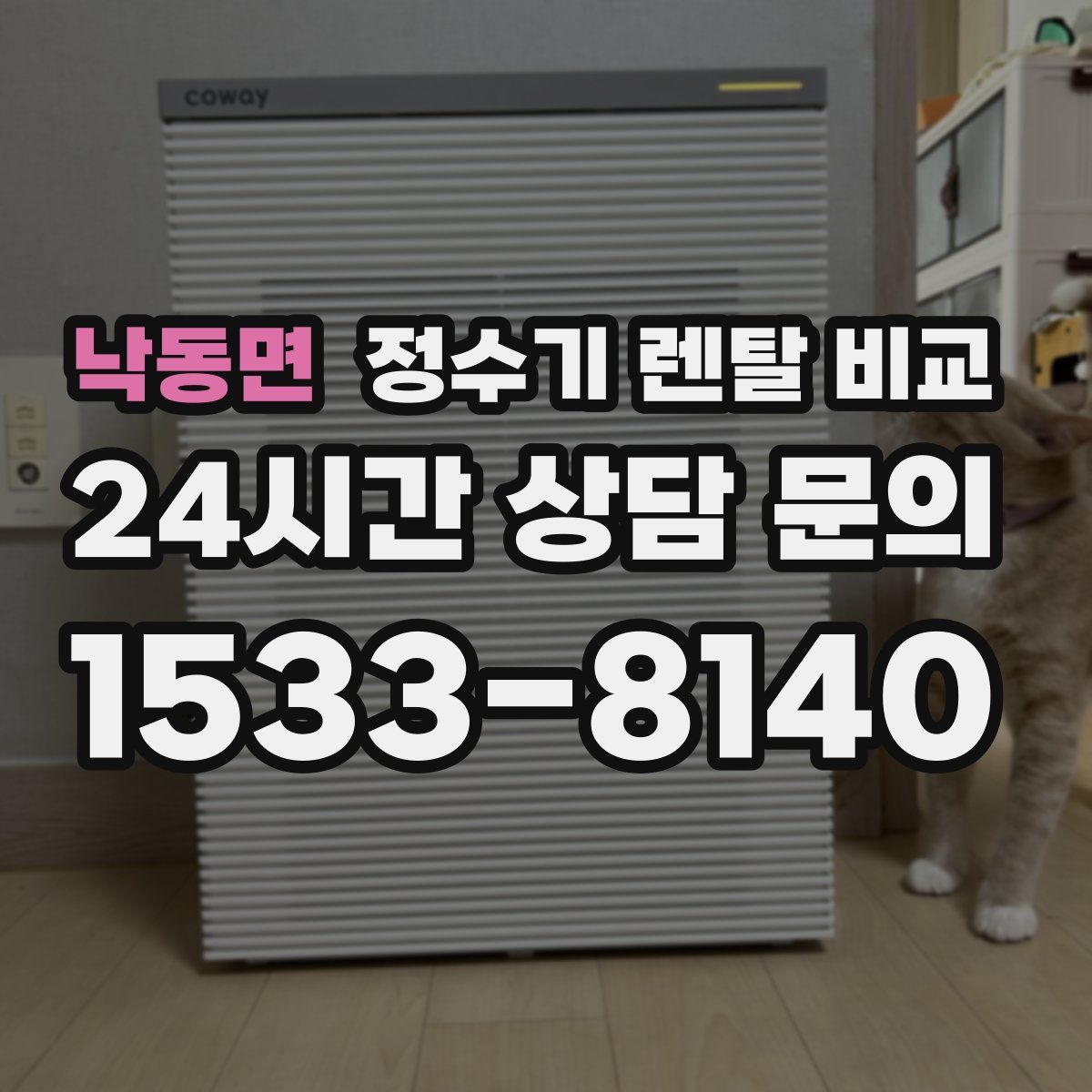 낙동면 정수기 렌탈 비교