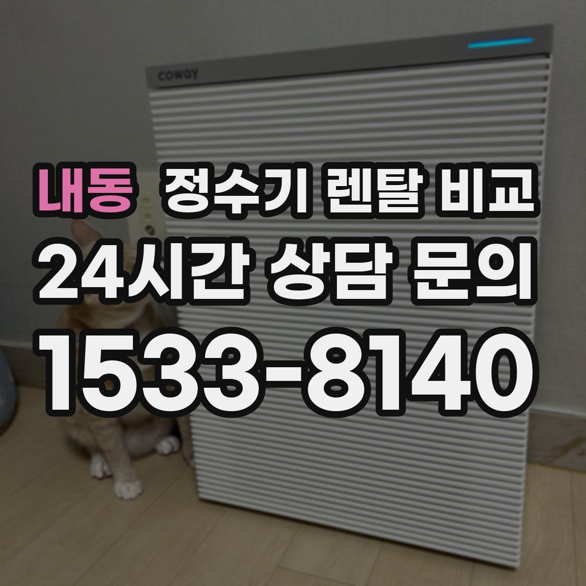 내동 정수기 렌탈 비교