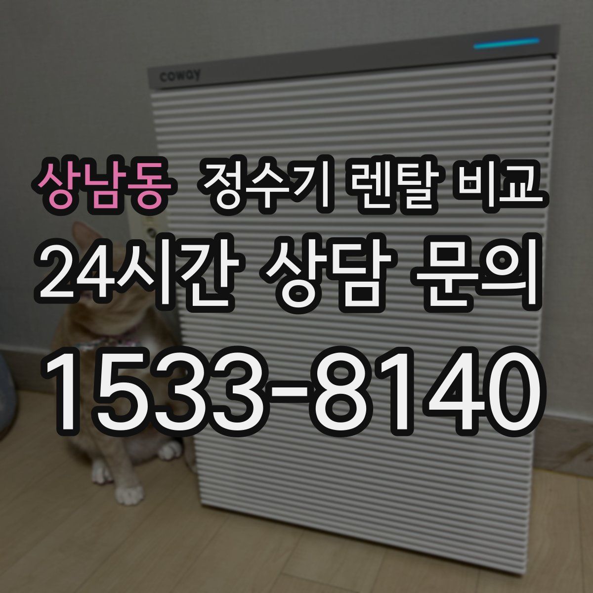 상남동 정수기 렌탈 비교