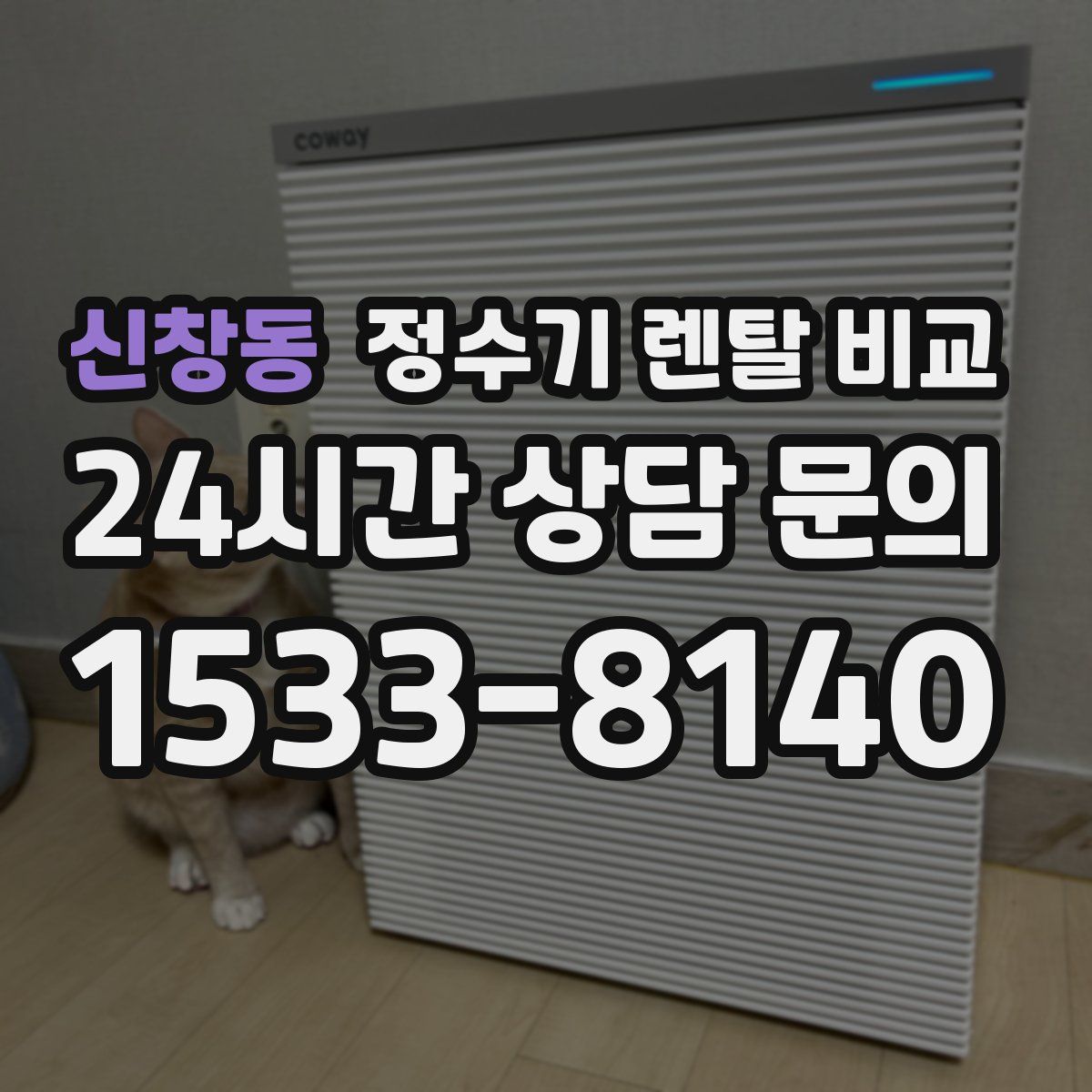 신창동 정수기 렌탈 비교