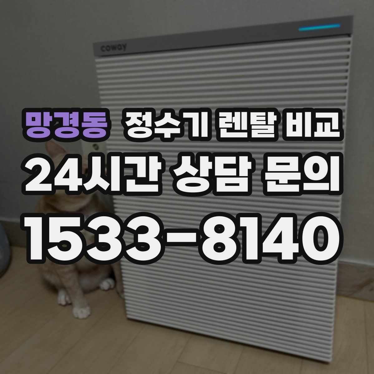 망경동 정수기 렌탈 비교