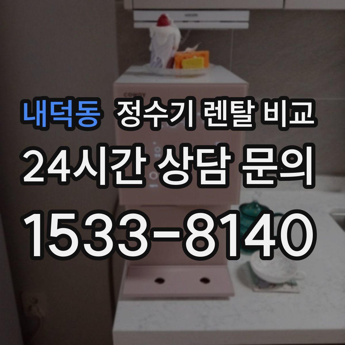 내덕동 정수기 렌탈 비교
