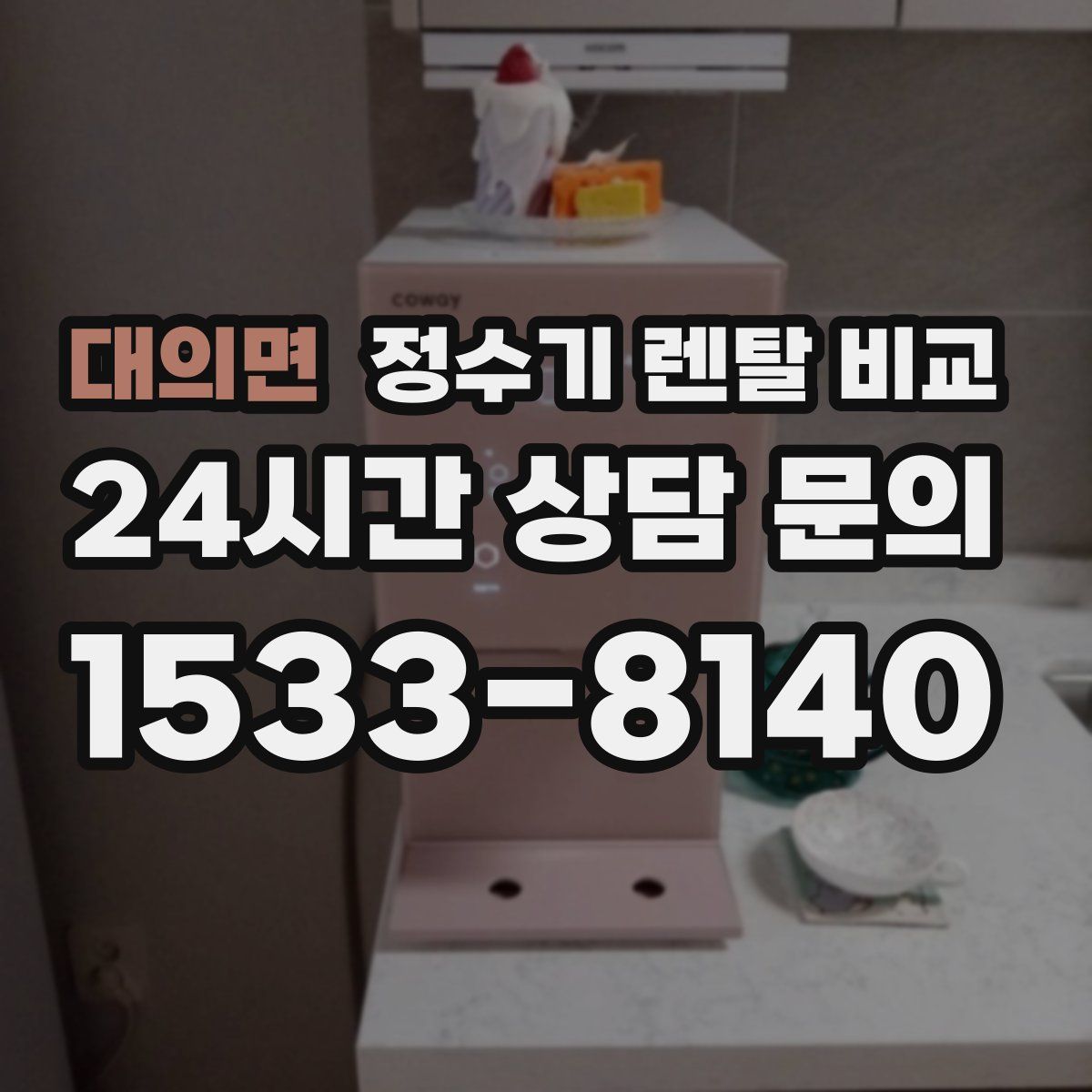 대의면 정수기 렌탈 비교