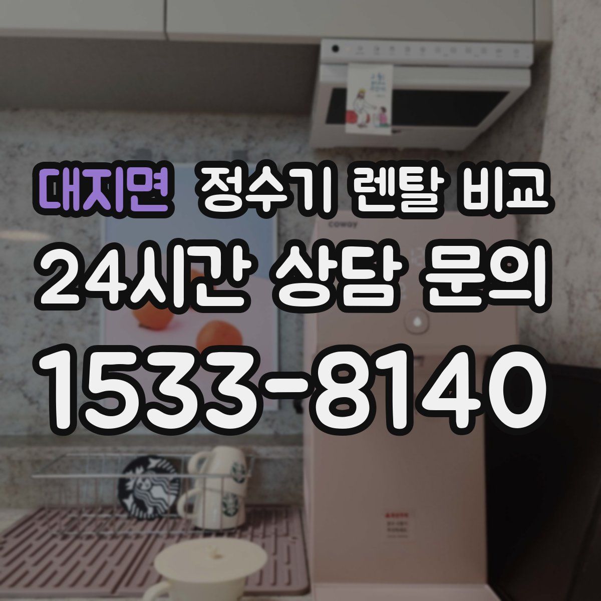 대지면 정수기 렌탈 비교
