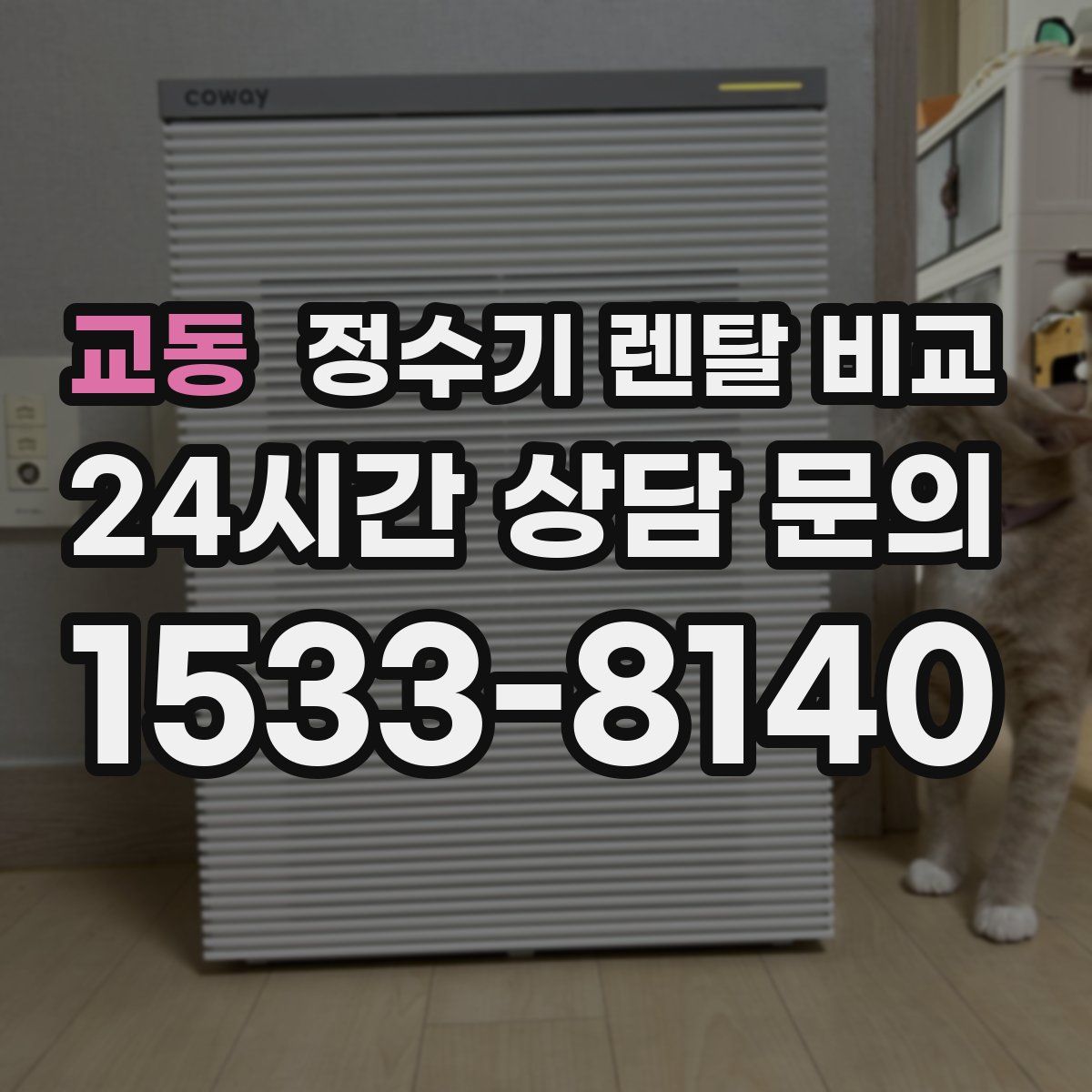 교동 정수기 렌탈 비교