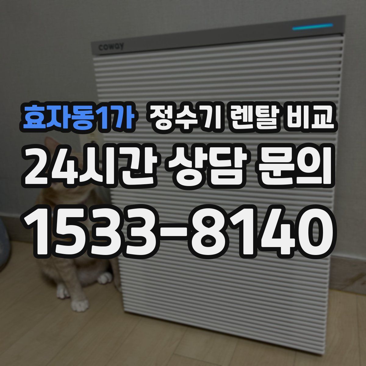 효자동1가 정수기 렌탈 비교