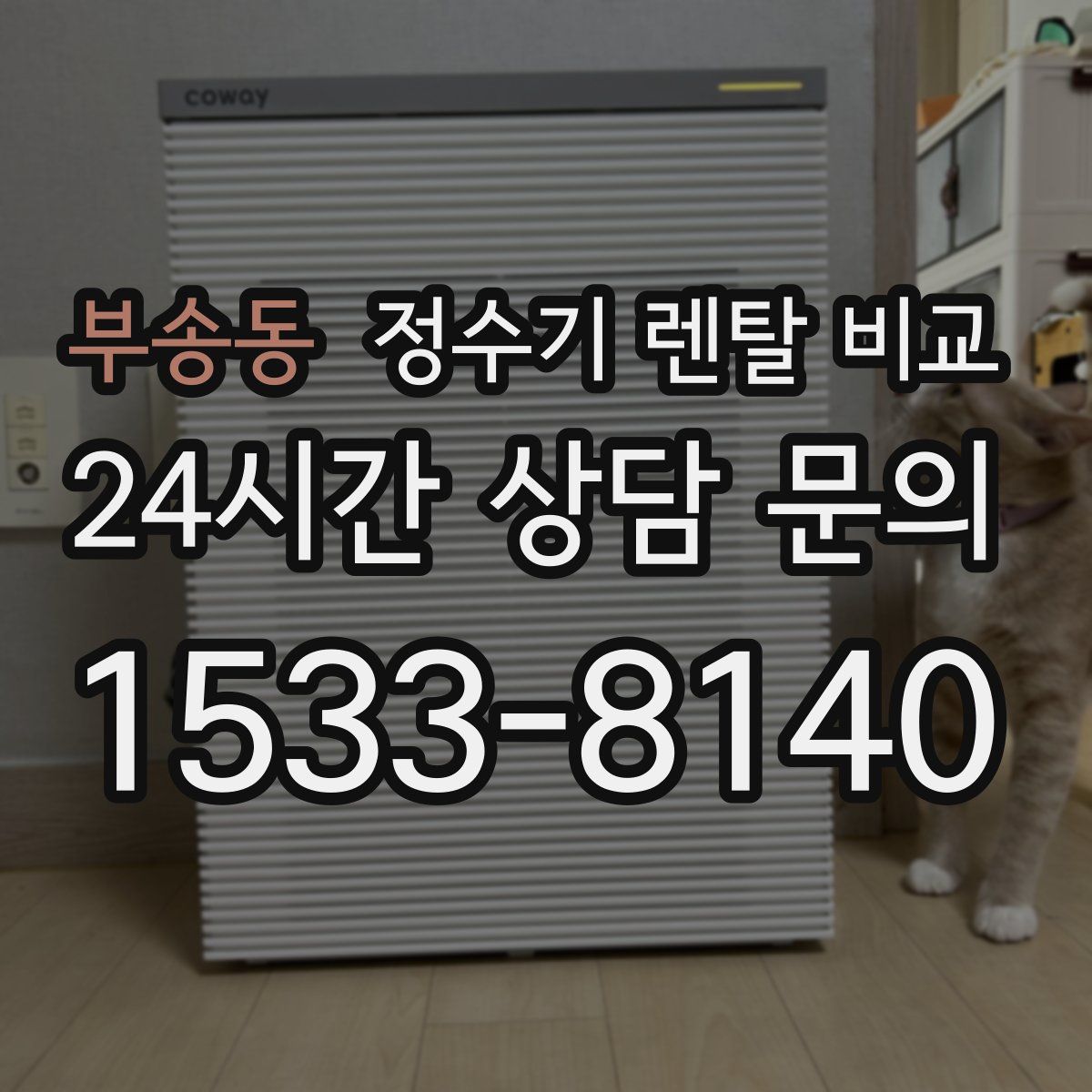 부송동 정수기 렌탈 비교