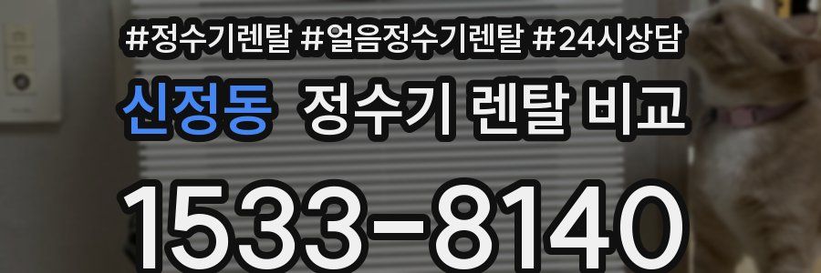 신정동 정수기 렌탈 비교