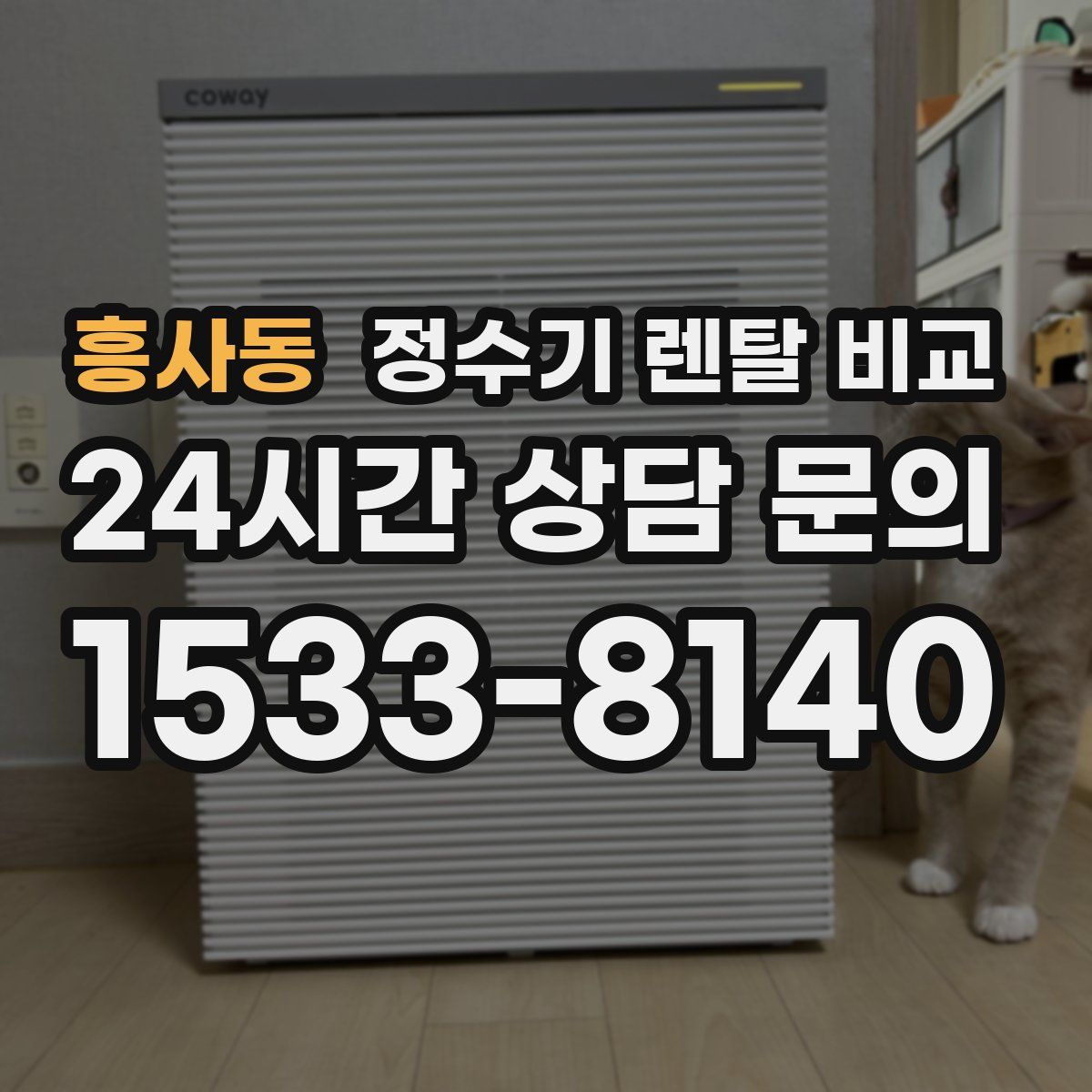 흥사동 정수기 렌탈 비교
