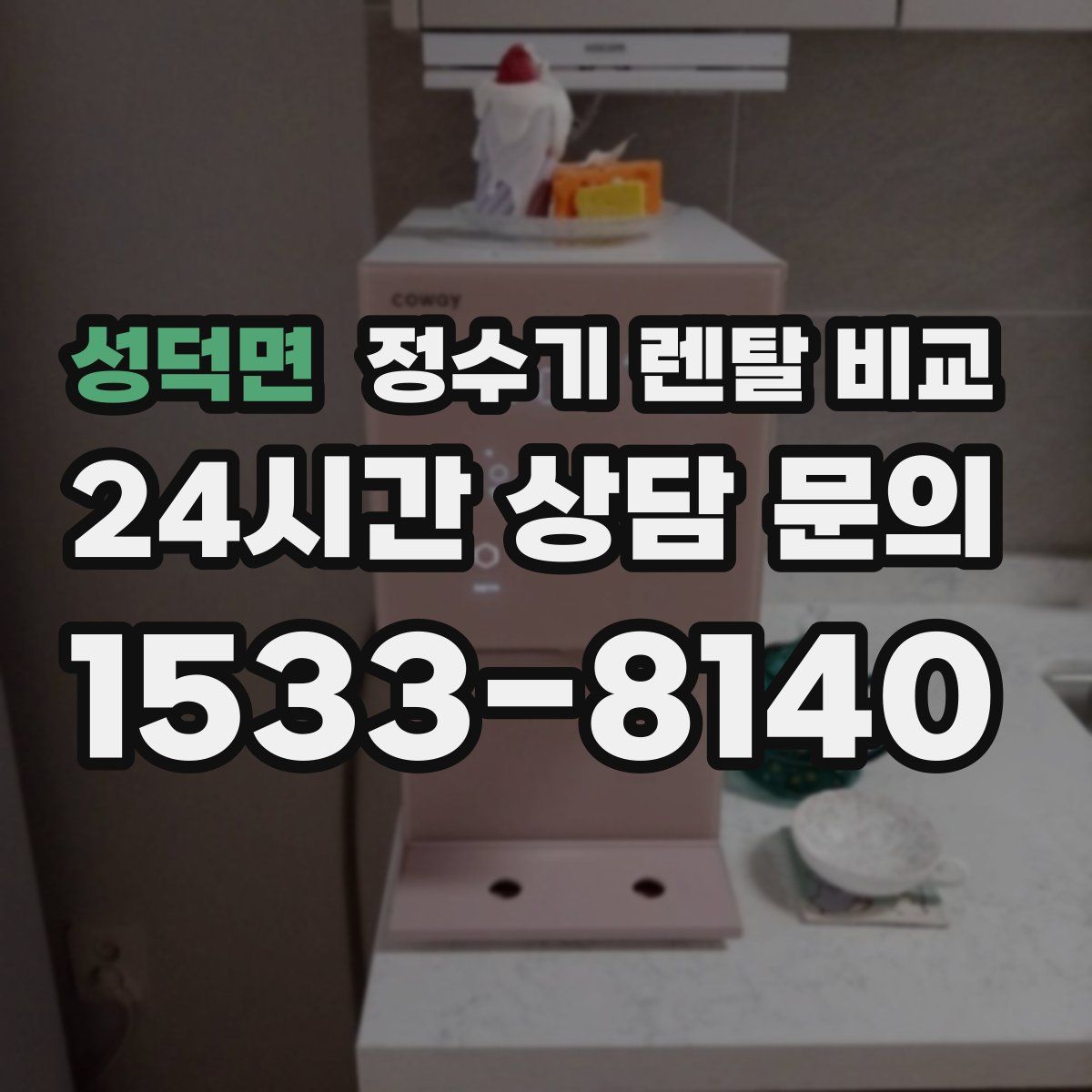 성덕면 정수기 렌탈 비교