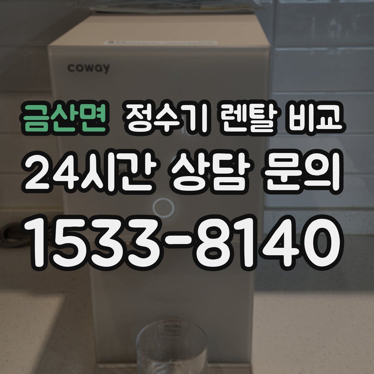 금산면 정수기 렌탈 비교
