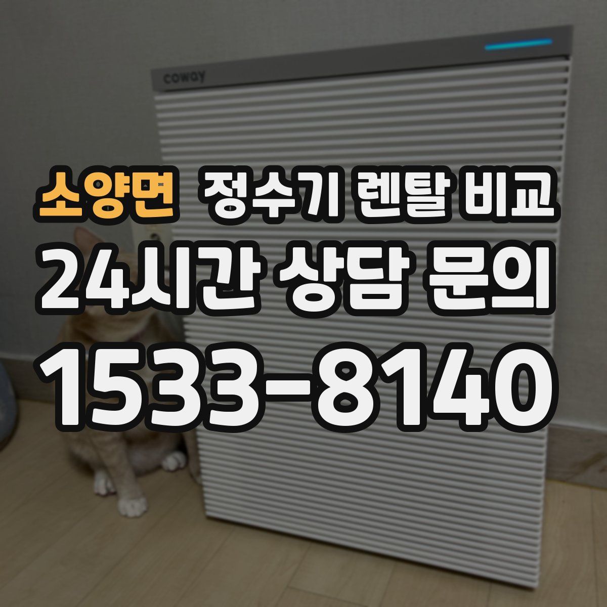 소양면 정수기 렌탈 비교