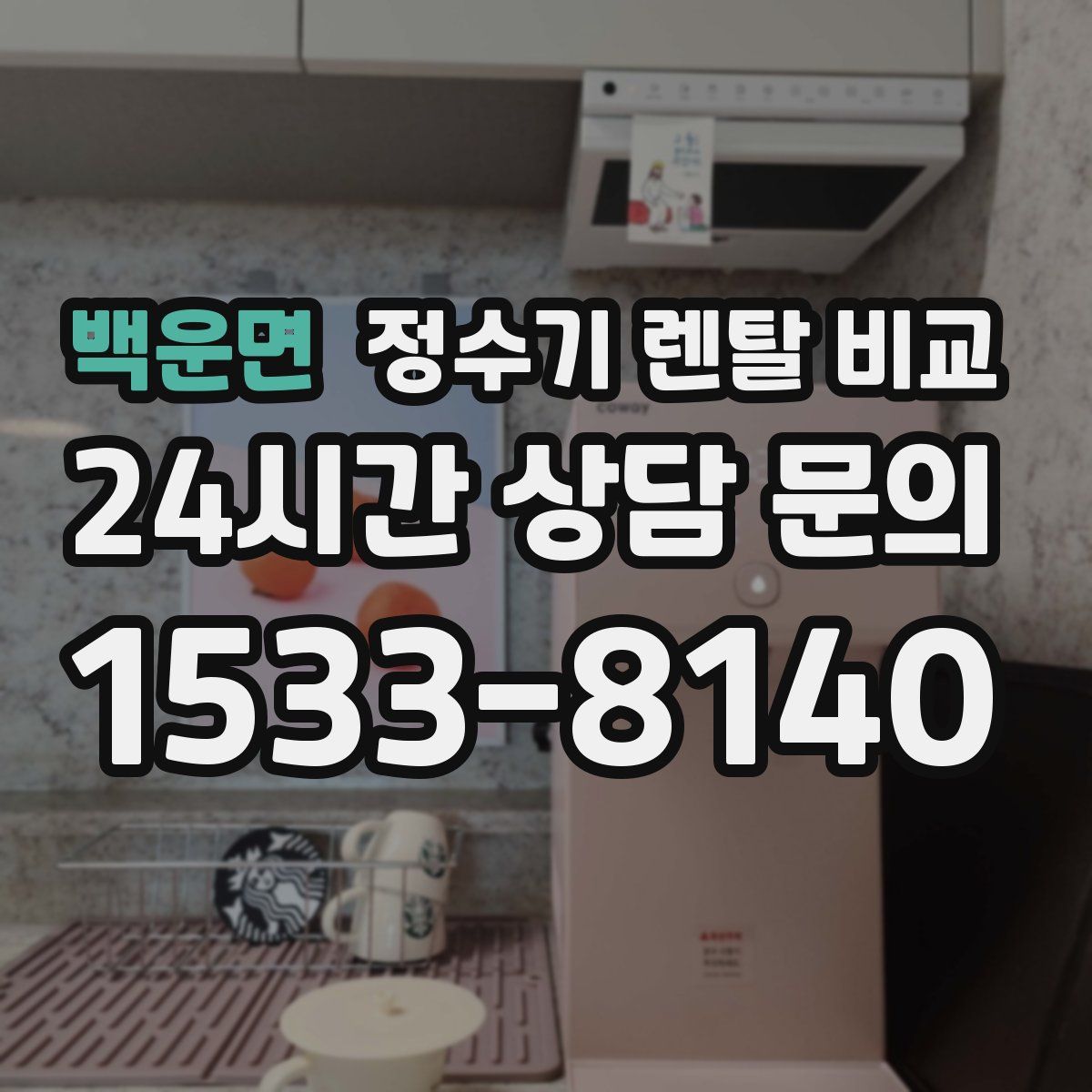 백운면 정수기 렌탈 비교