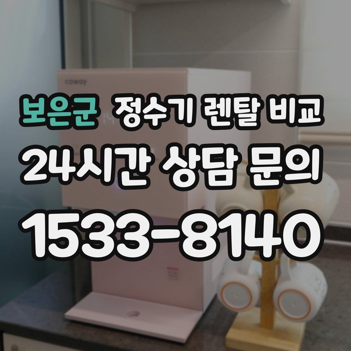 보은군 정수기 렌탈 비교