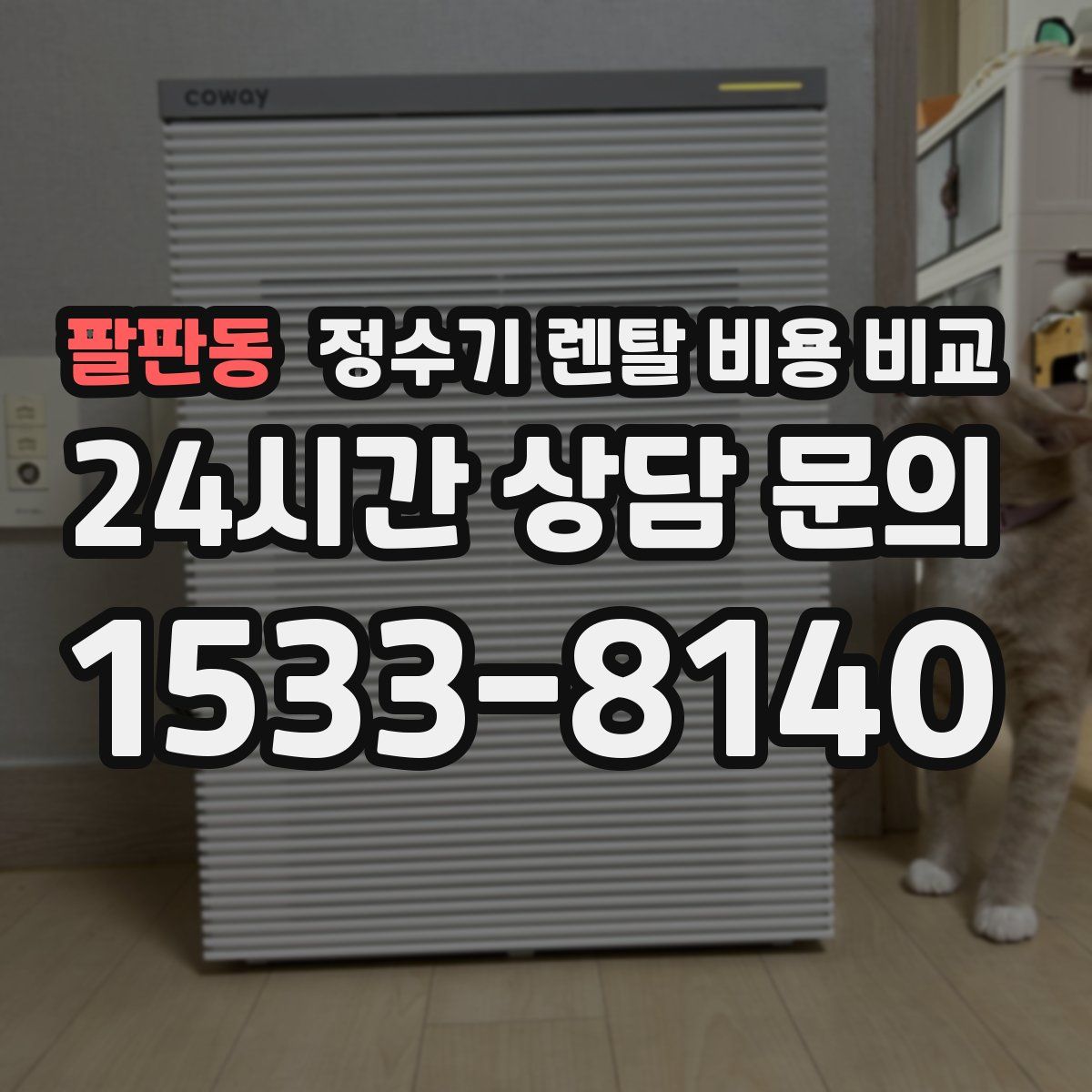 팔판동 정수기 렌탈 비용 비교