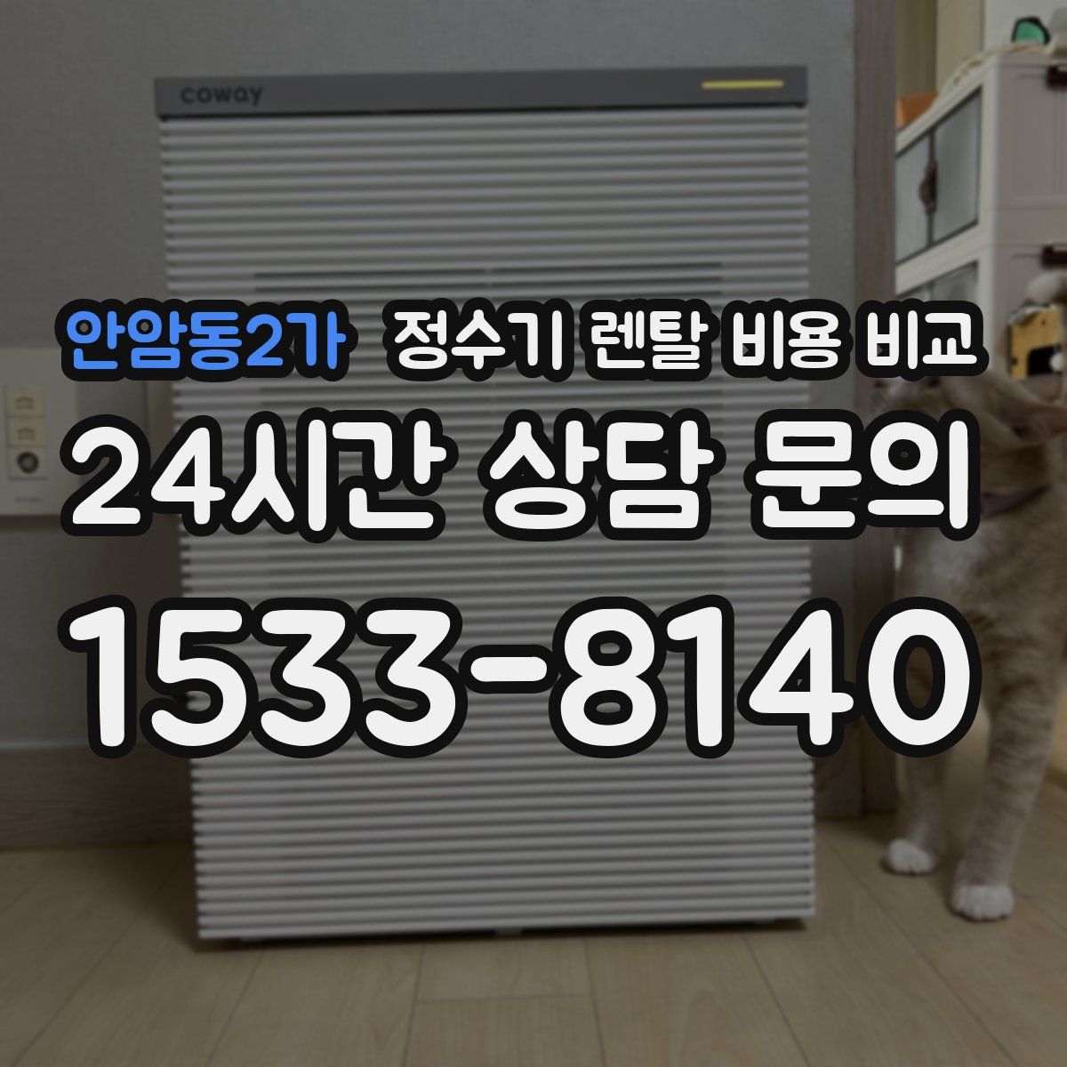 안암동2가 정수기 렌탈 비용 비교