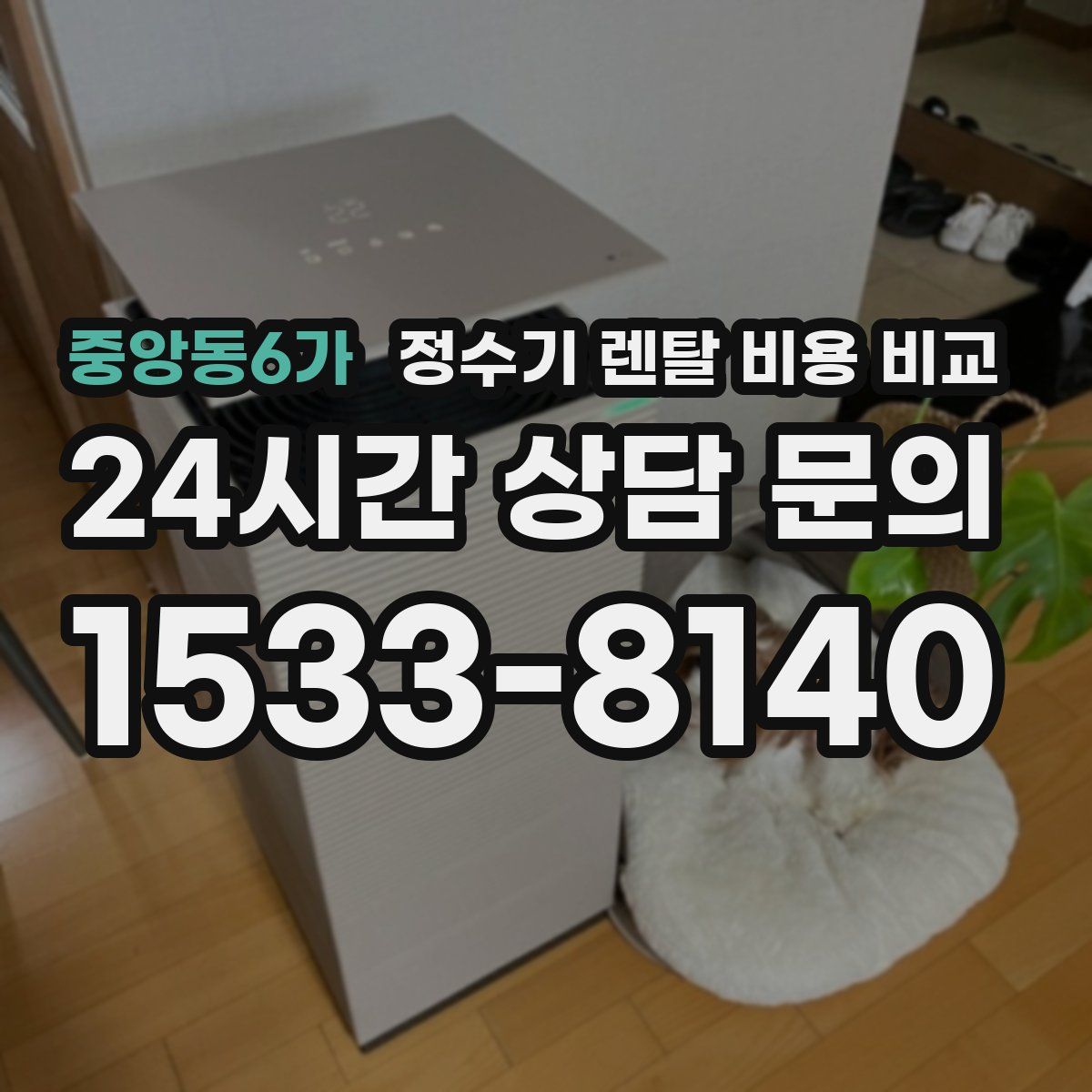 중앙동6가 정수기 렌탈 비용 비교