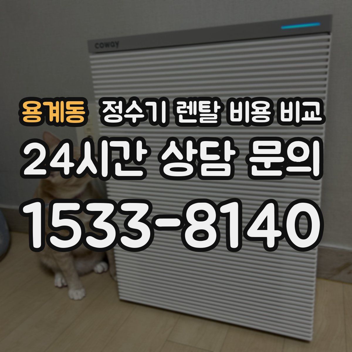 용계동 정수기 렌탈 비용 비교