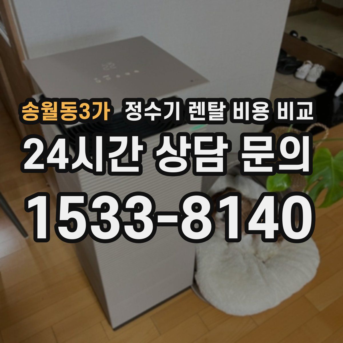 송월동3가 정수기 렌탈 비용 비교