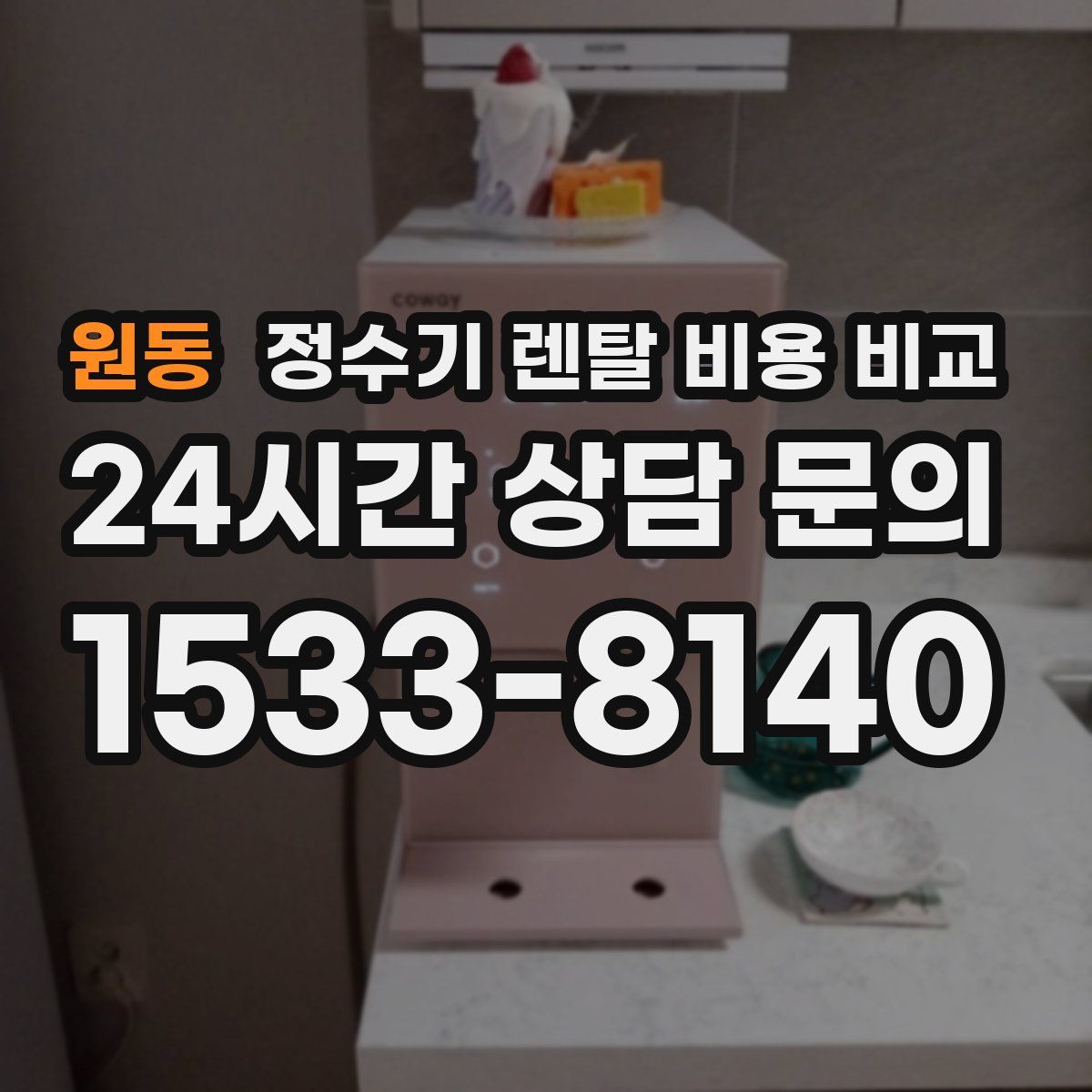 원동 정수기 렌탈 비용 비교