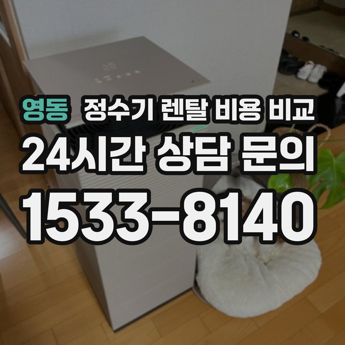 영동 정수기 렌탈 비용 비교