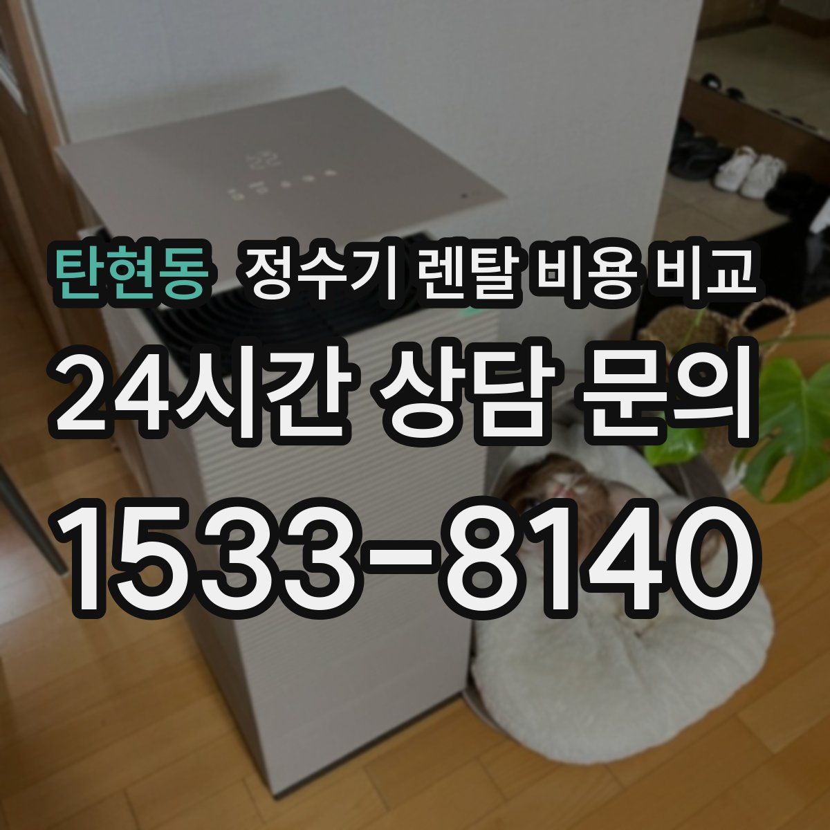 탄현동 정수기 렌탈 비용 비교