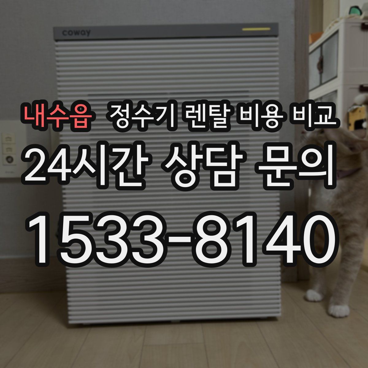 내수읍 정수기 렌탈 비용 비교
