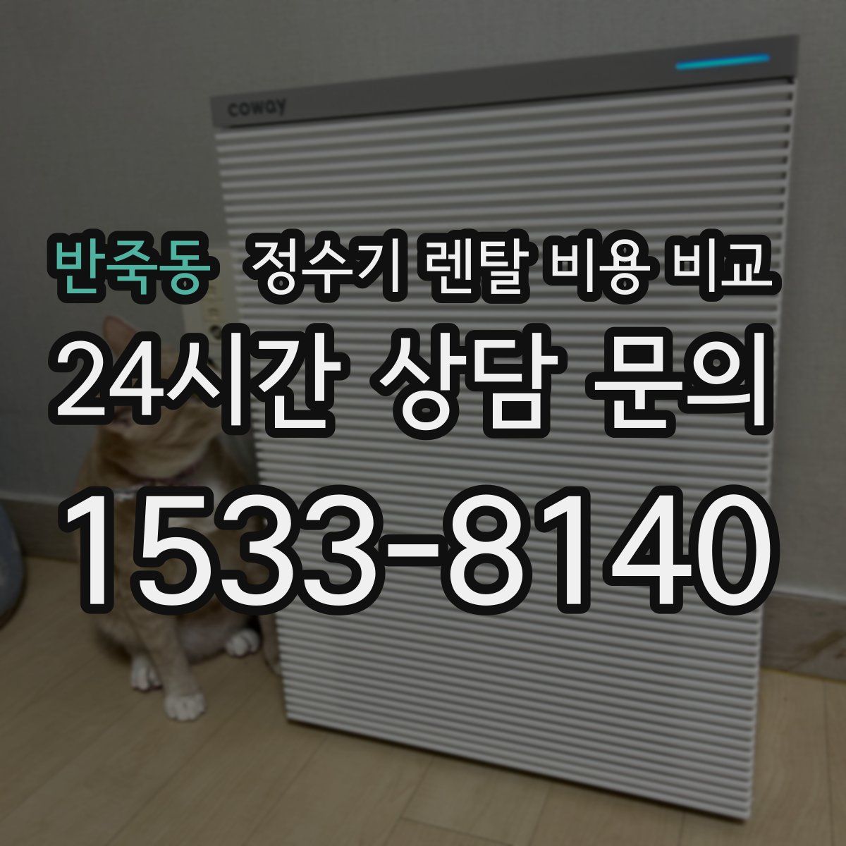 반죽동 정수기 렌탈 비용 비교