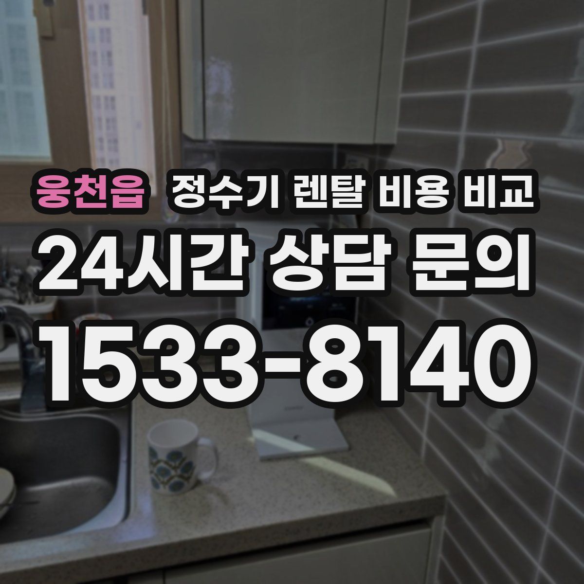 웅천읍 정수기 렌탈 비용 비교