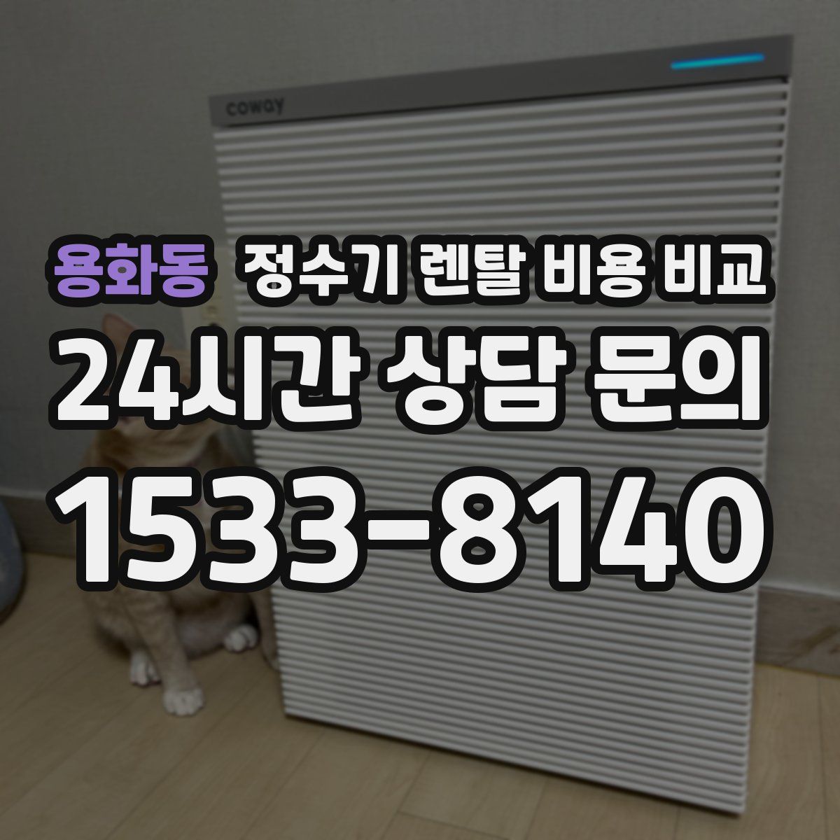 용화동 정수기 렌탈 비용 비교