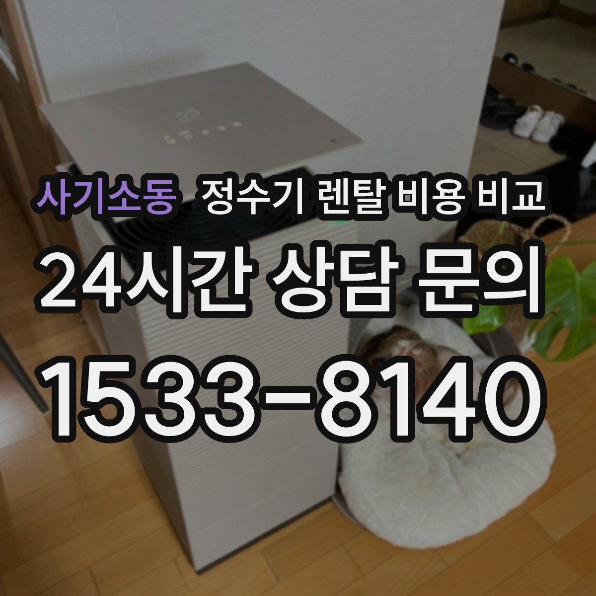 사기소동 정수기 렌탈 비용 비교