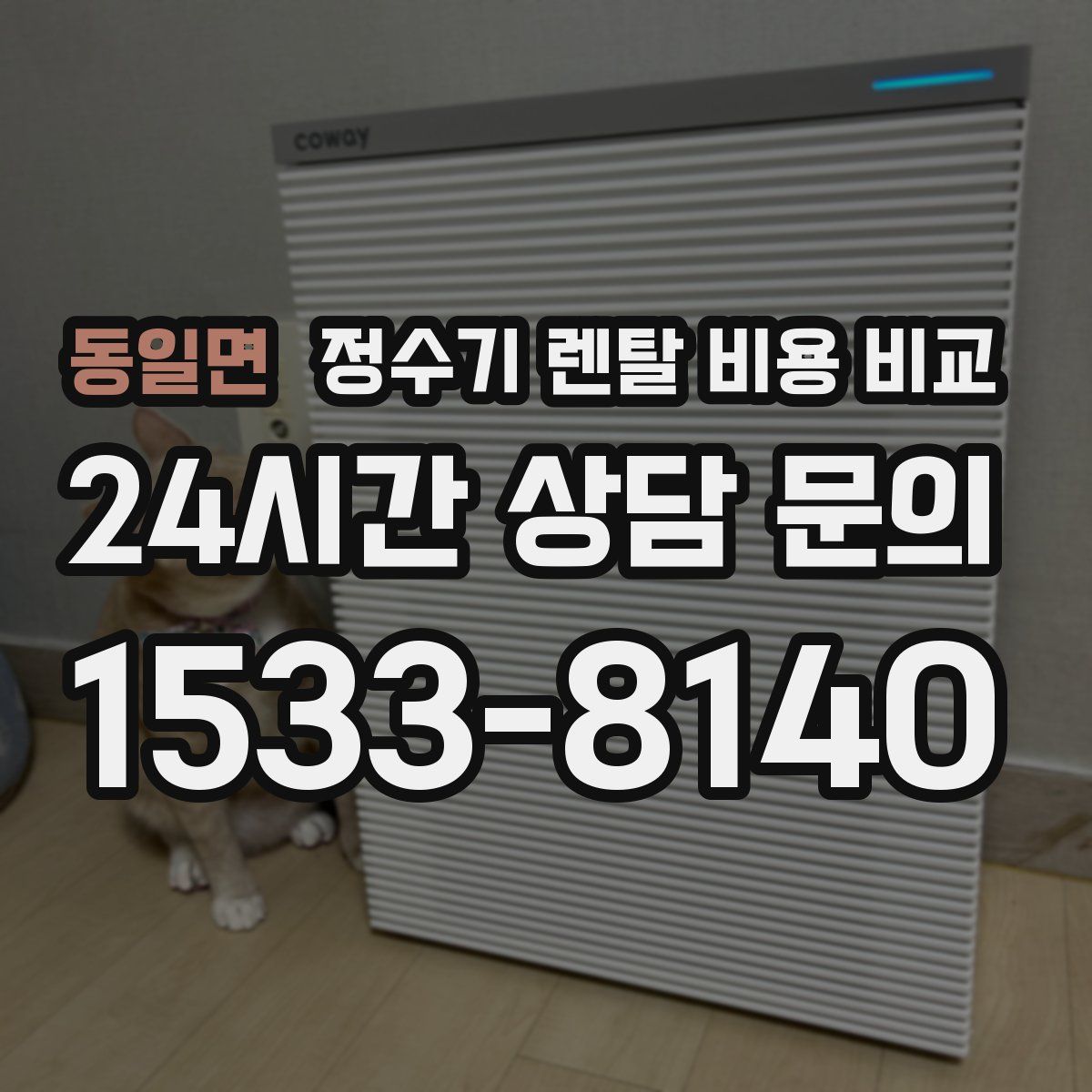 동일면 정수기 렌탈 비용 비교