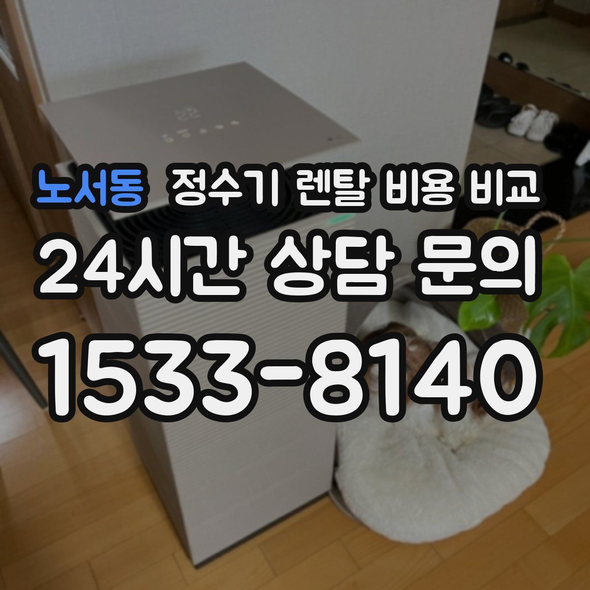 노서동 정수기 렌탈 비용 비교