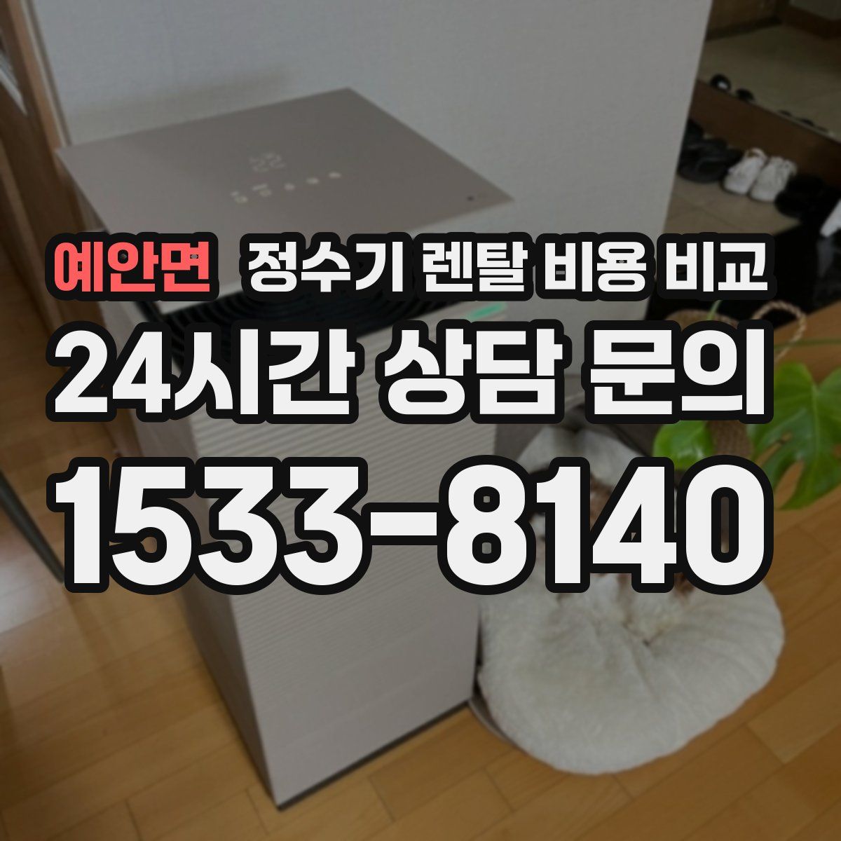 예안면 정수기 렌탈 비용 비교