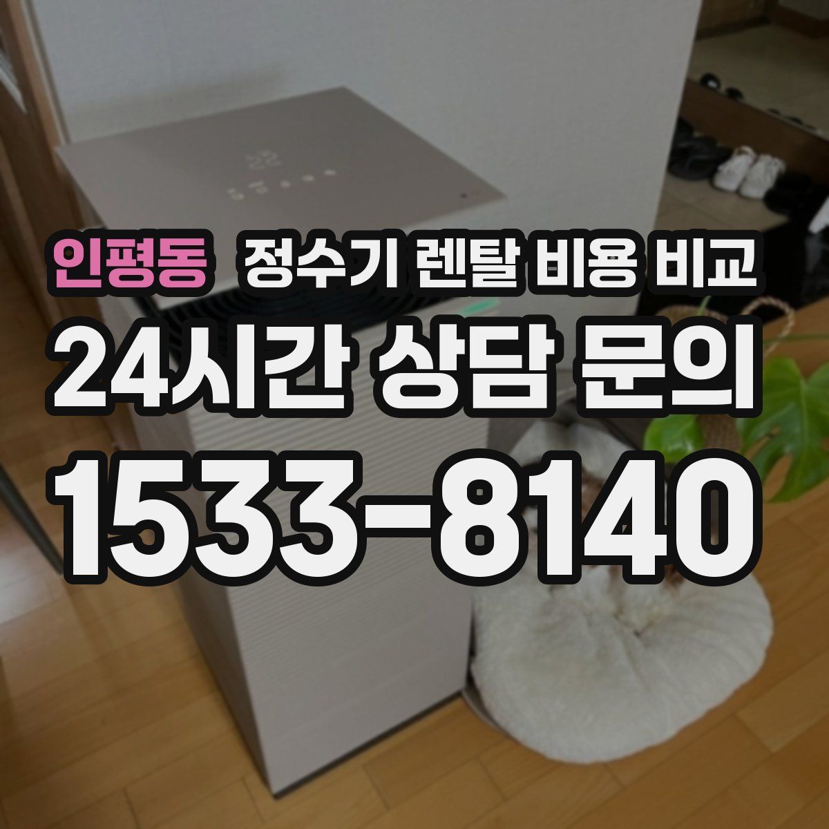 인평동 정수기 렌탈 비용 비교
