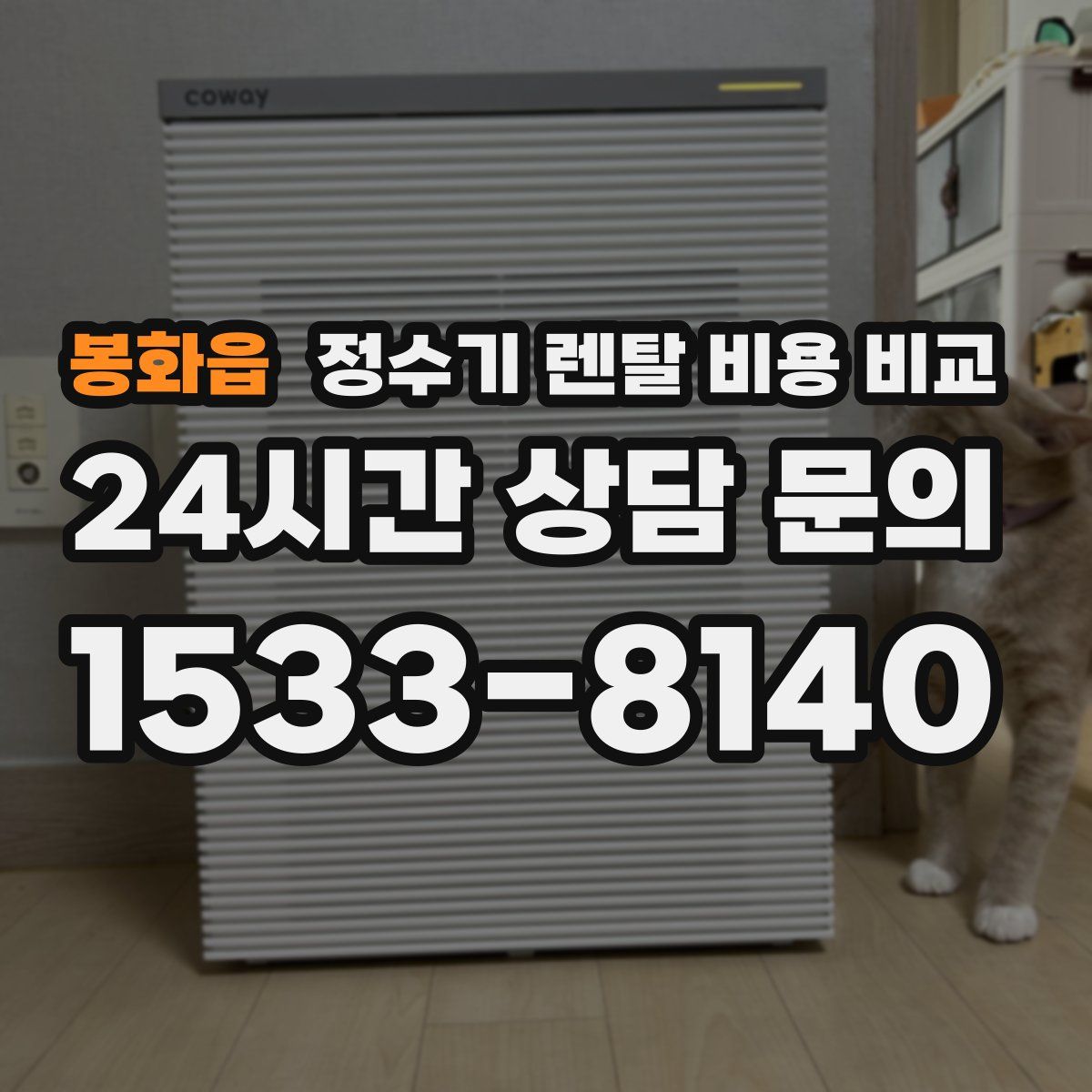 봉화읍 정수기 렌탈 비용 비교