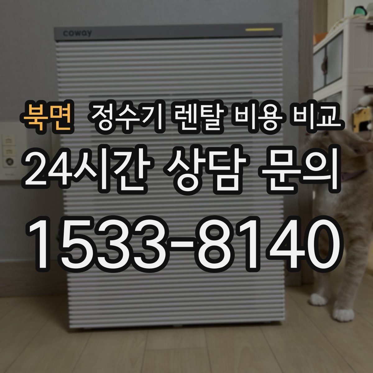 북면 정수기 렌탈 비용 비교