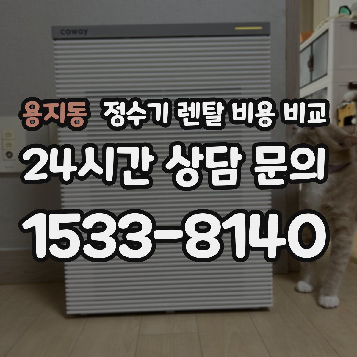 용지동 정수기 렌탈 비용 비교