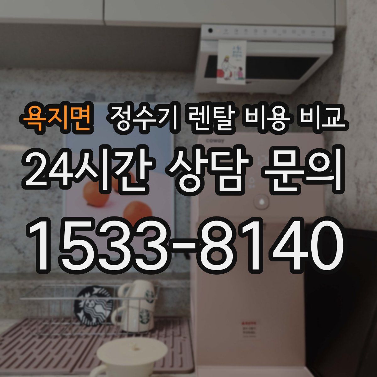 욕지면 정수기 렌탈 비용 비교